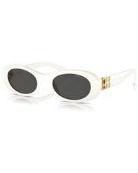 Miu Miu - 50Mm Sunglasses - Lyst