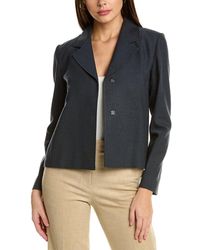 Lafayette 148 New York - Reversible Andover Wool-blend Jacket - Lyst