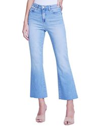 L'Agence - Kendra High-rise Crop Flare Jean - Lyst