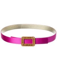 Roger Vivier - Satin Belt - Lyst