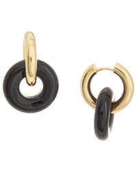Kenneth Jay Lane - 14K Plated Hoop Earrings - Lyst