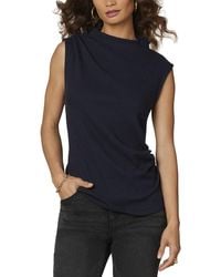 Wit & Wisdom - Sleeveless Asymmetrical Pleat Tank Top - Lyst