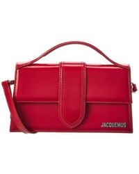 Jacquemus - The Bambino Large Leather Shoulder Bag - Lyst