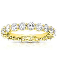Amairah - 14K 3.85 Ct. Tw. Lab-Grown Diamond Eternity Ring - Lyst