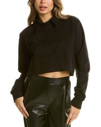 Natasha Zinko Bat Wing Knit Sweatshirt - Black