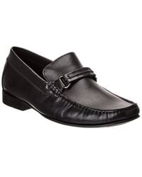 Donald J Pliner - Donnie Leather Loafer - Lyst