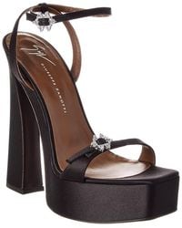 Giuseppe Zanotti - Destino 100 Satin Platform Sandal - Lyst