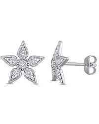 Lab Grown Diamonds - Created Forever 0.36 Ct. Tw. Lab-Grown Diamond Stud Earrings - Lyst