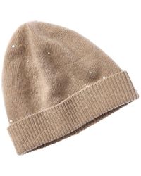 Portolano - Sequins Cashmere Beanie - Lyst