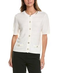 St. John - Wool-Blend Cardigan - Lyst
