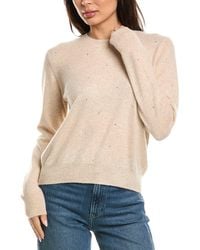 Brodie Cashmere - Gem Star Crewneck 100% Cashmere Sweater - Lyst