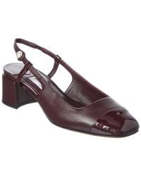 Jimmy Choo - Elisa Sb 45 Leather Slingback Pump - Lyst