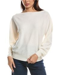 Forte - Off The Shoulder Dolman Sleeve Cashmere Sweater - Lyst