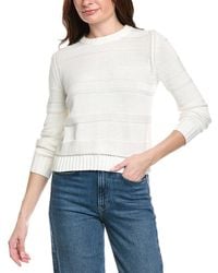 Hannah Rose - Jessie Textured Stripe Pullover - Lyst