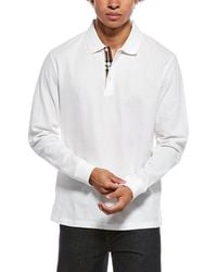 Burberry - Knit Polo Shirt - Lyst