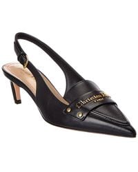 Dior - Boy Leather Slingback Pump - Lyst