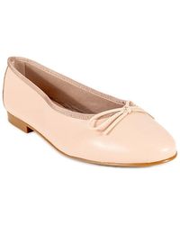Menina Step - Monique Leather Flat - Lyst
