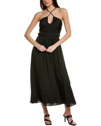 Boden - Ruched Bust Satin Maxi Dress - Lyst
