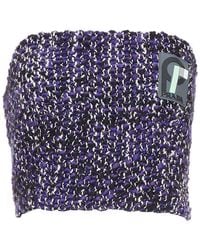Prada - 2018 Wool Tweed Tube Top, Size It (Authentic Pre-Loved) - Lyst