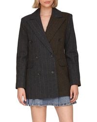 Avec Les Filles - Short Wool-Blend Blazer - Lyst