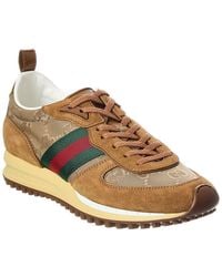 Gucci - Re-Motion Gg Nylon & Suede Sneaker - Lyst