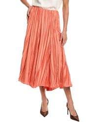Vince - Crinkle Paneled Maxi Skirt - Lyst