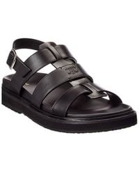 Celine - Triomphe Chunky Leather Sandal - Lyst