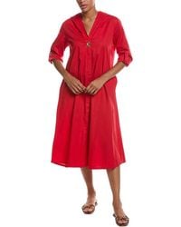 Persaman New York - Solid Midi Dress - Lyst