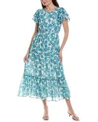 Cece - Double Ruffle Maxi Dress - Lyst