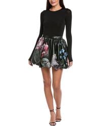 Alice + Olivia - Chara Bubble Mini Dress - Lyst