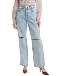 Rag & Bone - Shea High-rise Full Calhe Relaxed Straight Jean - Lyst