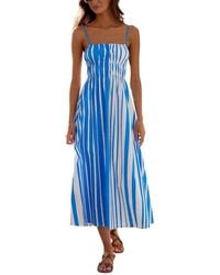 LEON GORI - Sleeveless Midi Dress - Lyst