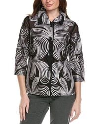 Joseph Ribkoff - 3/4-Sleeve Button-Front Top - Lyst