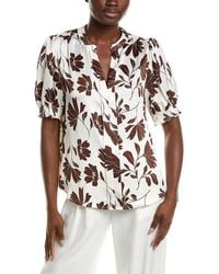 Anne Klein - Y-Front Blouse - Lyst