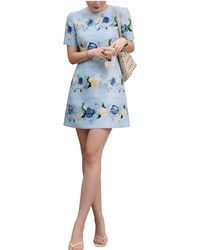 BRC By BURRYCO - Short Sleeve Mini Dress - Lyst