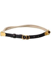 Dior - C'Est Rope & Leather Belt - Lyst