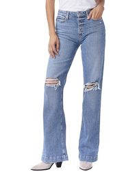 PAIGE - Leenah Magda Destructed Jean - Lyst
