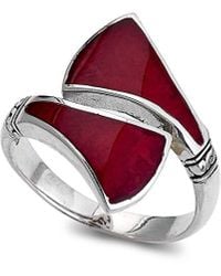 Samuel B. - Coral Bypass Ring - Lyst