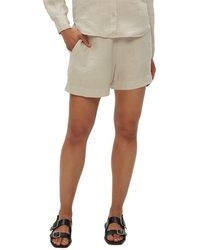 Michael Stars - Mavis Linen Short - Lyst