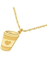 HAWLEY ST - 14K Heart Necklace - Lyst