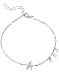 Savvy Cie - Cz Chain Bracelet - Lyst