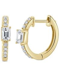 Sabrina Designs - 14K 0.54 Ct. Tw. Diamond Huggie Earrings - Lyst