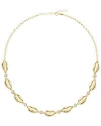 Gabi Rielle - Femme Felling 14K Over Cz Stackable Necklace - Lyst
