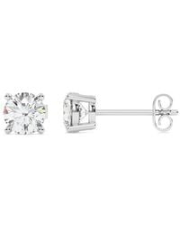 Lab Grown Diamonds - 14K 1.25 Ct. Tw. Lab-Grown Diamond Earrings - Lyst