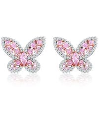 Suzy Levian CZ Jewelry - Suzy Levian Gala Collection Cz Stud Earrings - Lyst