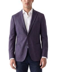 Corneliani - Cc Collection Virgin Wool & Silk-Blend Hopsack Blazer - Lyst