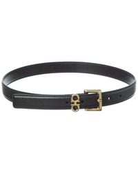 Ferragamo - Double Gancini Leather Belt - Lyst