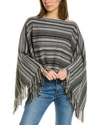 Missoni - Wool-Blend Poncho - Lyst