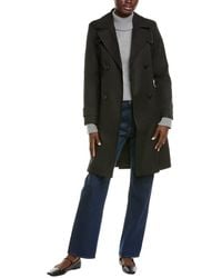 Via Spiga - Pleated Trench Coat - Lyst