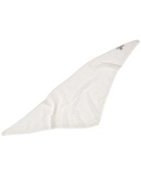 Sofiacashmere - Sofiacashmere Links Stitch Cashmere Bandana - Lyst